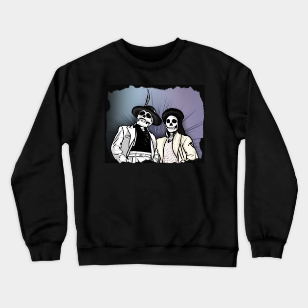 Zoot Suit Couple Crewneck Sweatshirt by Tha_High_Society